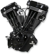 S&S Cycle Engine V111 Longblock 585 Cam Black Edition Complete Engines S&S Cycle
