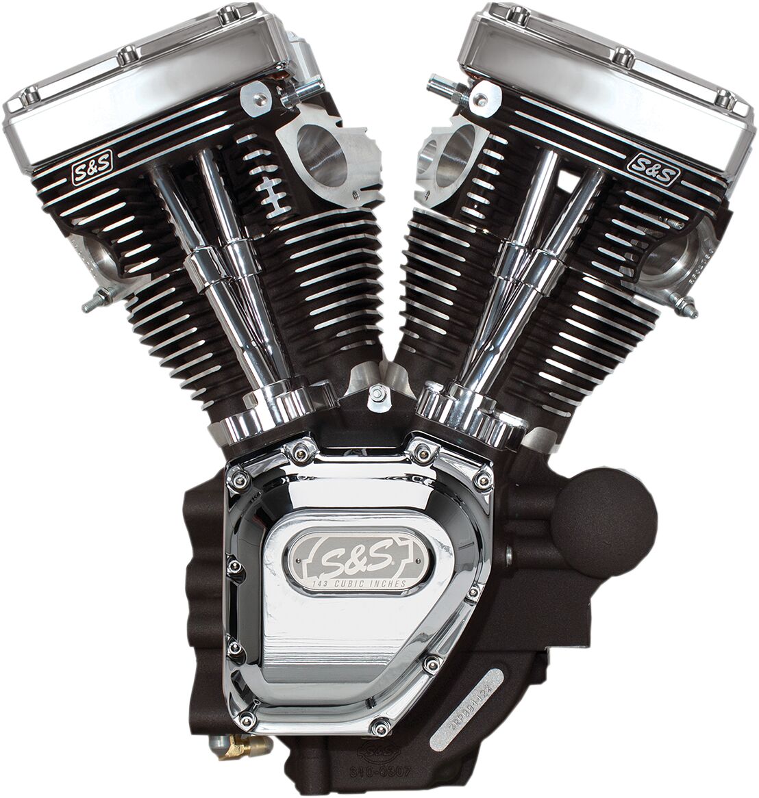 S&S Cycle Engine T143 Blk/Ch 08 16 Fl S&S Cycle