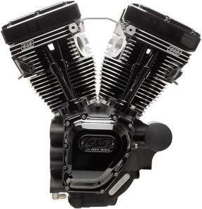 S&S Cycle Engine T124 Hclb Blk 07 16 ENGINES-COMPLETE-ASSEMBLED S&S Cycle