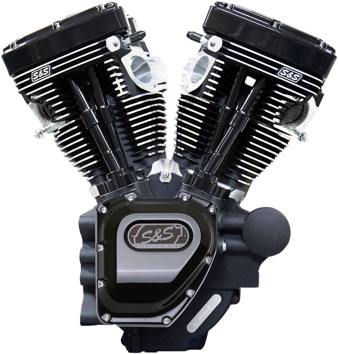 S&S Cycle Engine T124 Lclb Blk 07 16 ENGINES-COMPLETE-ASSEMBLED S&S Cycle
