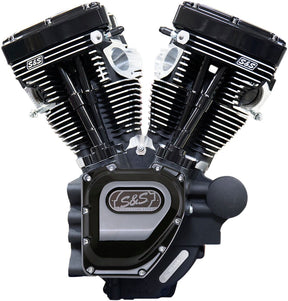 S&S Cycle Engine T124 Lclb Blk 07 16 ENGINES-COMPLETE-ASSEMBLED S&S Cycle