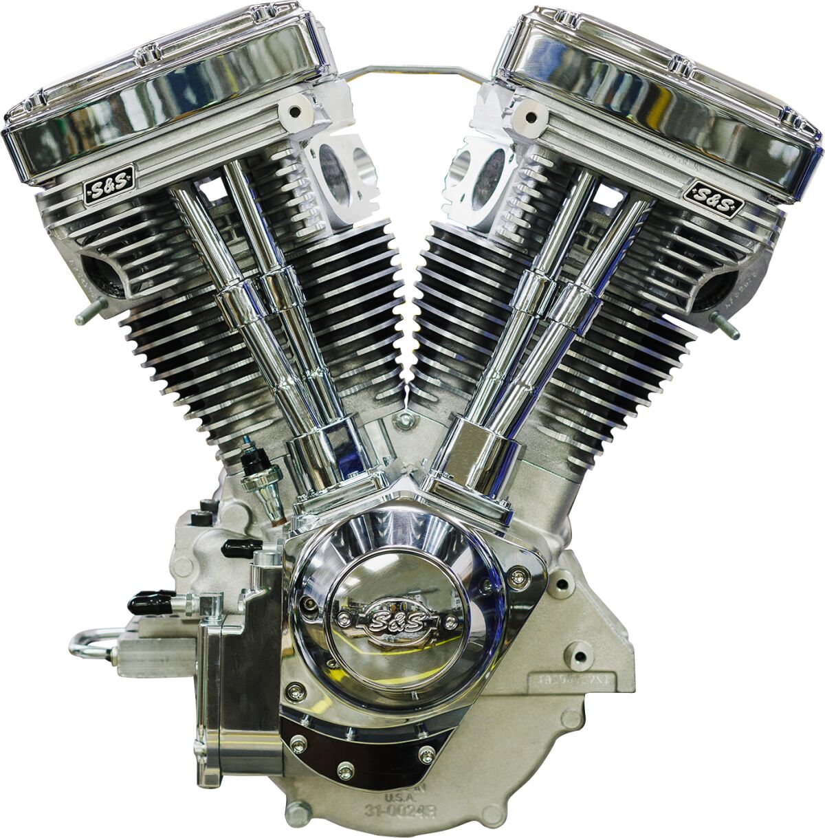 S&S Cycle Engine V111 Nat W/Cast Lb Complete Engines S&S Cycle