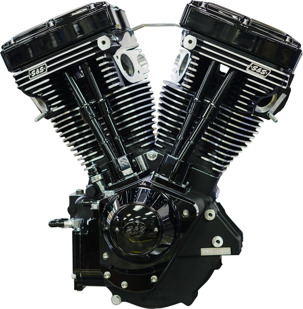 S&S Cycle Engine V124 Black Ed Lb Complete Engines S&S Cycle