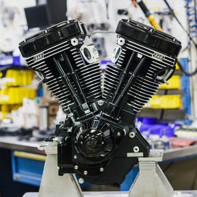 S&S Cycle Engine V124 Black Ed Lb Complete Engines S&S Cycle