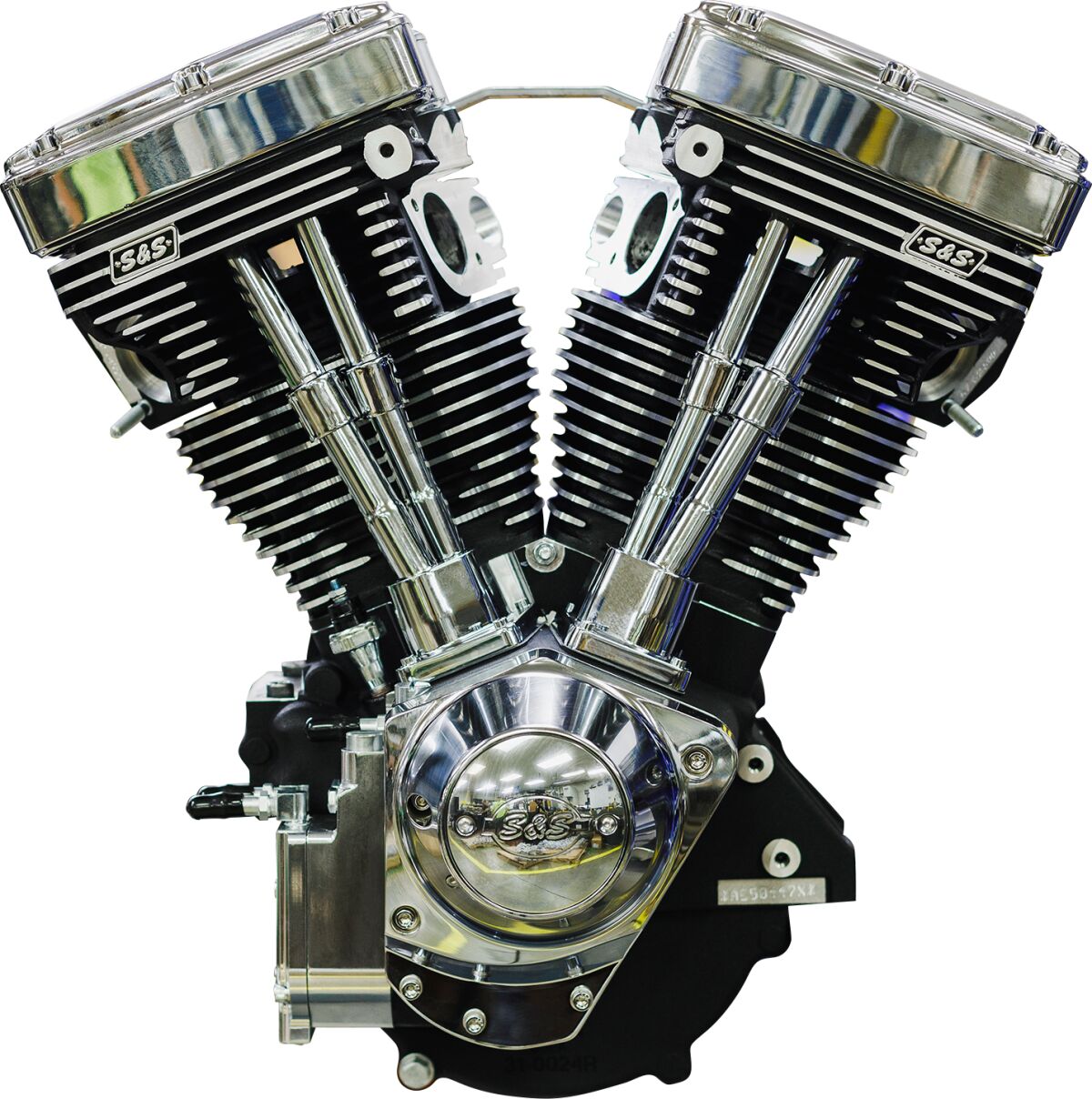 S&S Cycle Engine V124 Blk/Wb Lb Complete Engines S&S Cycle