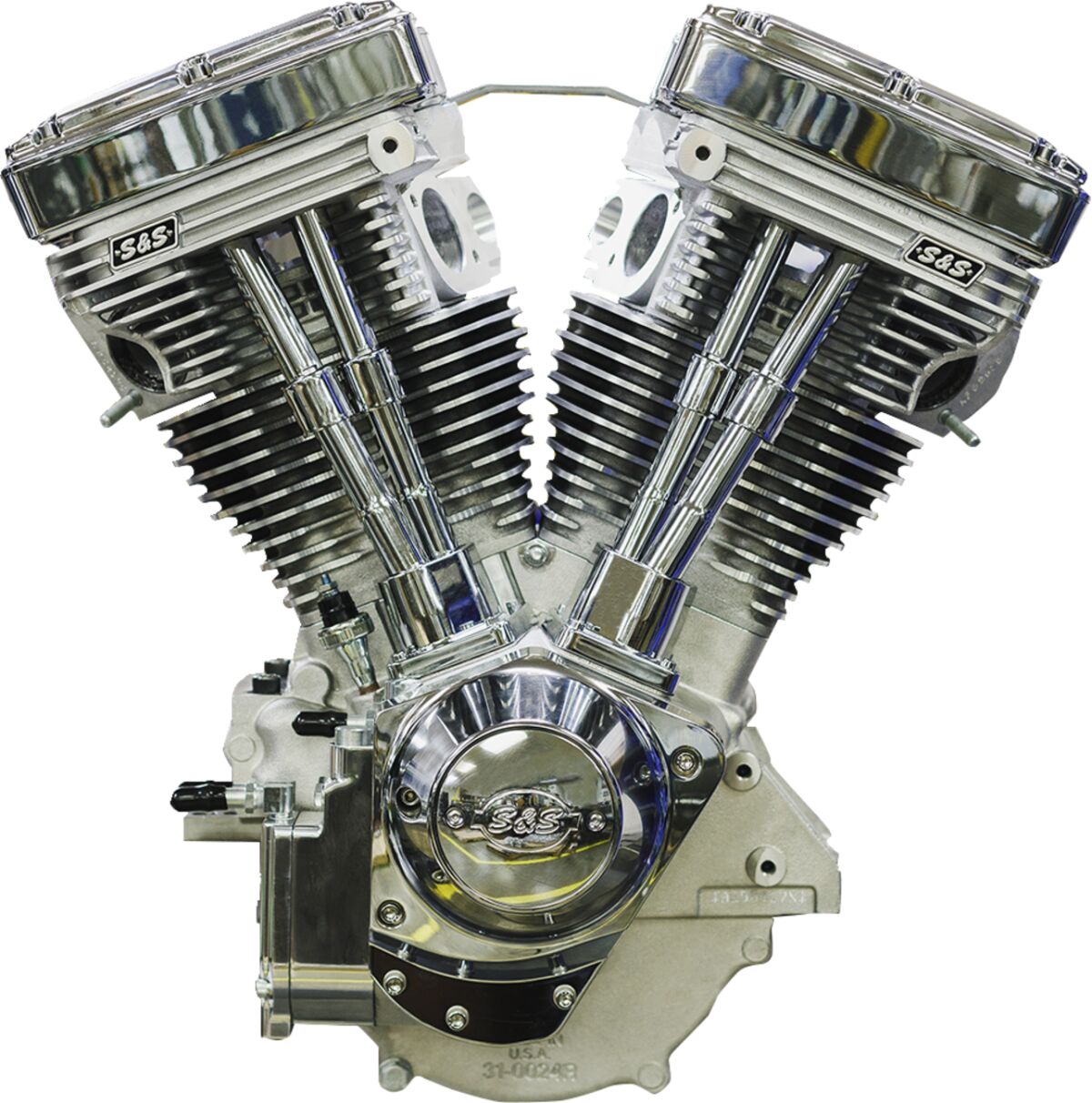 S&S Cycle Engine V124 Chr/Nat Lb Complete Engines S&S Cycle