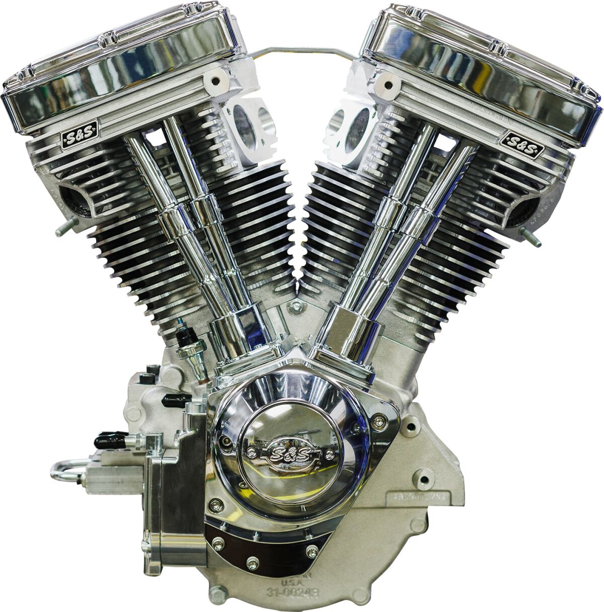S&S Cycle Engine V124 Chr/Nat Lb Complete Engines S&S Cycle