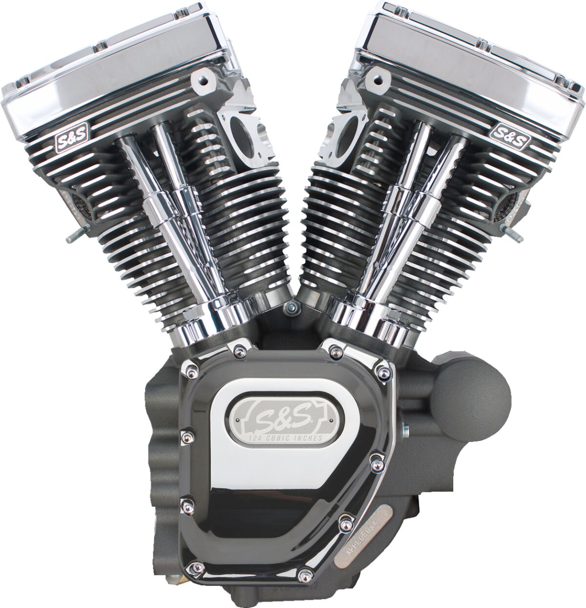 S&S Cycle Engine, T124, 585 Ge Cams, Stone Gray, Lc, Touring 2007 16 Complete Engines S&S Cycle