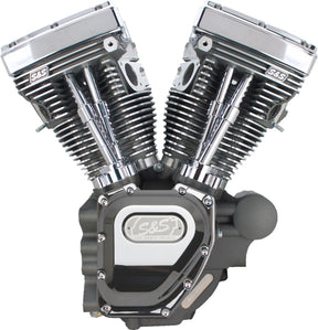 S&S Cycle Engine, T124, 585 Ge Cams, Stone Gray, Lc, Touring 2007 16 Complete Engines S&S Cycle