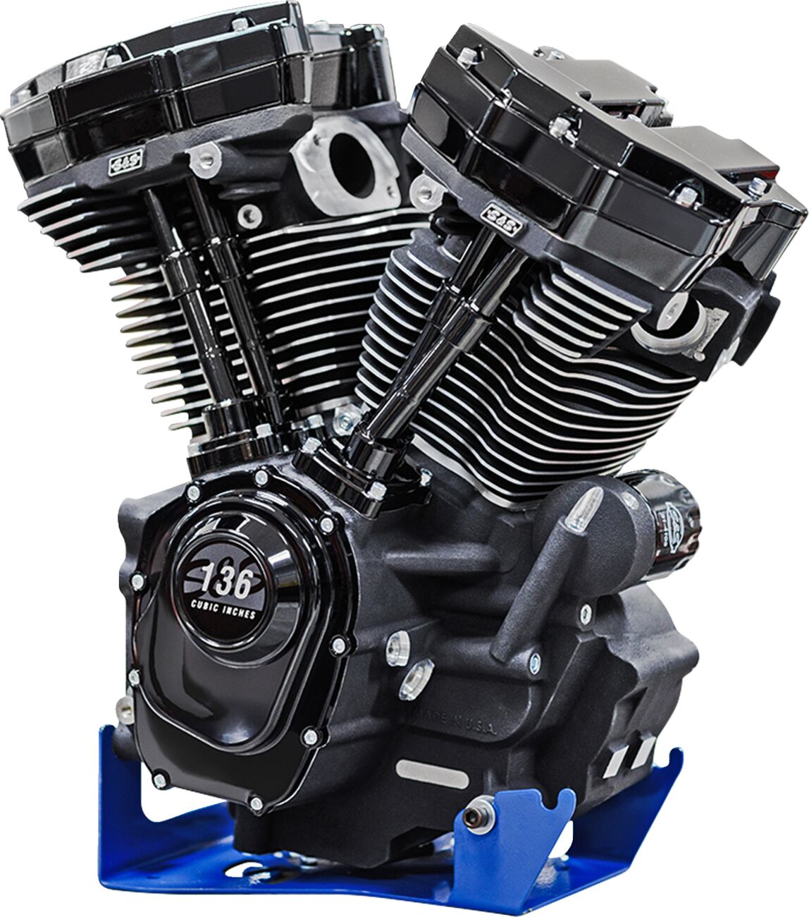 MK136 Black Edition Engine With 550G Cam - 17-23 Oil-Cooled Touring Complete Engine S&S Cycle Default Title