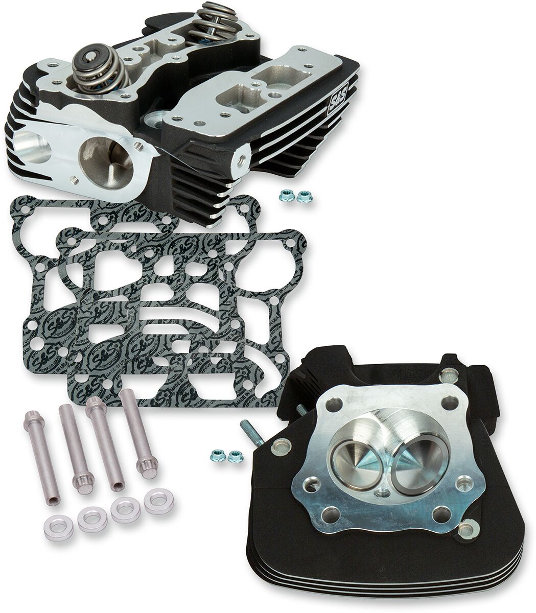 S&S Cycle Heads Cyl 07 17 Blk 91 Cc HEADS + PARTS S&S Cycle