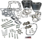 S&S Cycle 106" Big Bore Hot Set Up Kit Without Cylinder Heads Wrinkle Black Engine Performance Kits S&S Cycle