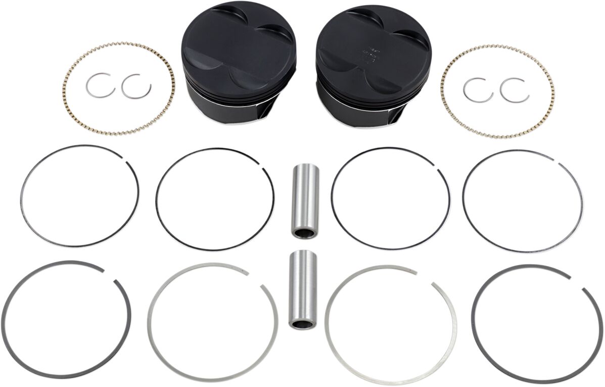 Wiseco Pistn Kt Milwaukee8 114 Ci PISTON + RING KITS Wiseco