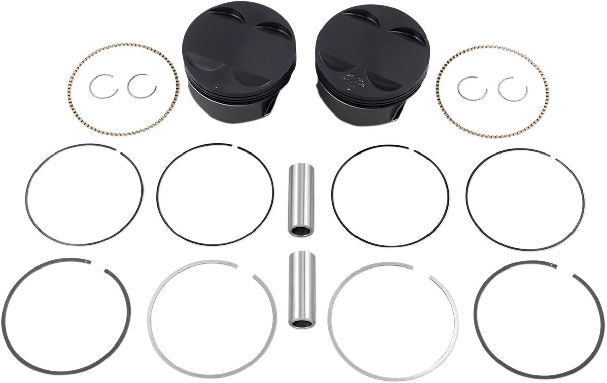 Wiseco Pistn Kt Milwaukee8 117 Ci PISTON + RING KITS Wiseco