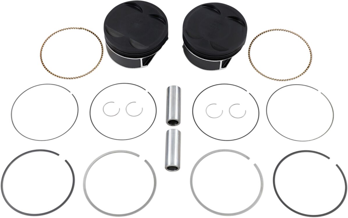 Wiseco Pistn Kt Milwaukee8 124 Ci PISTON + RING KITS Wiseco