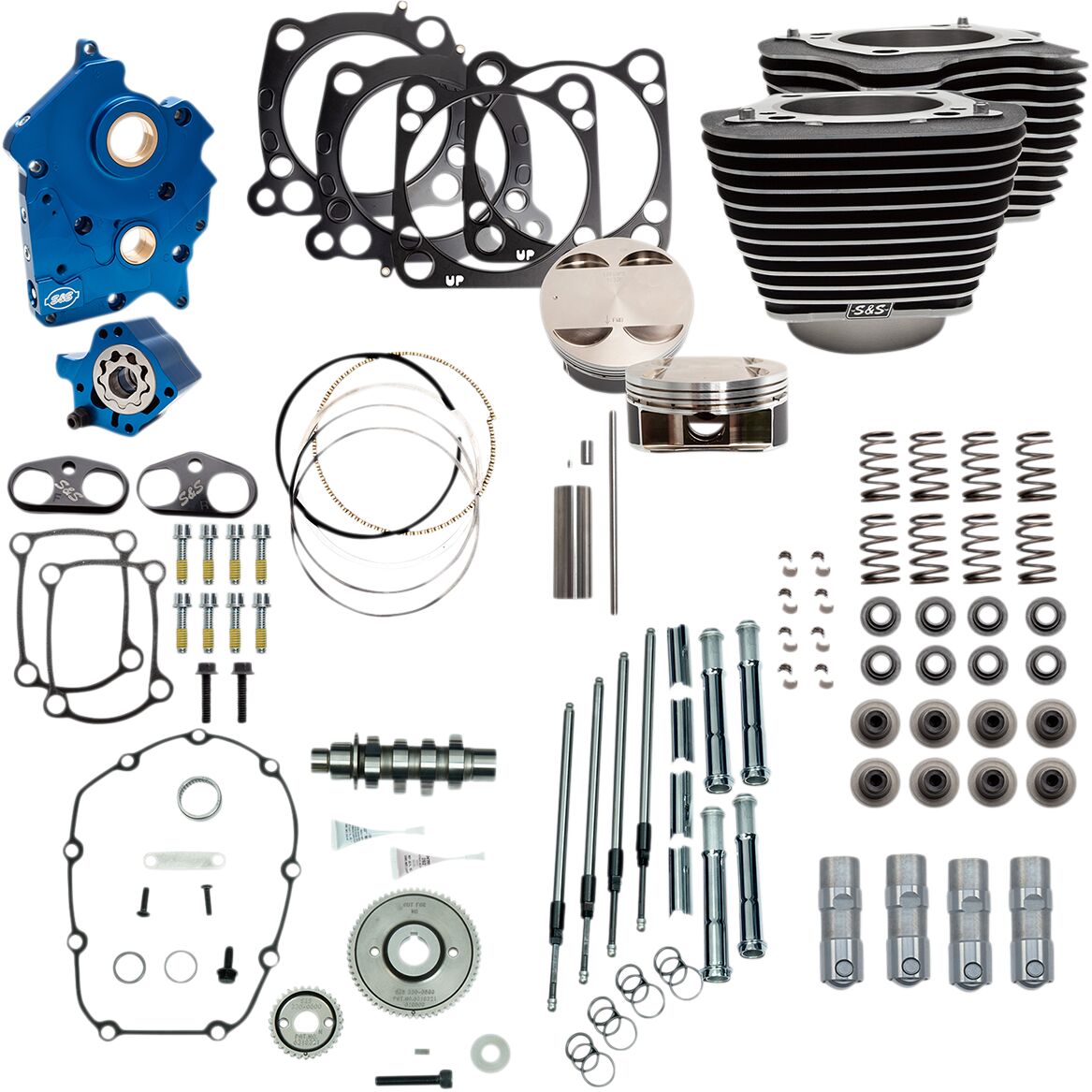 S&S Cycle Power Pk Wc Gd Fin Hl M8 ENGINE PERFORMANCE KITS S&S Cycle