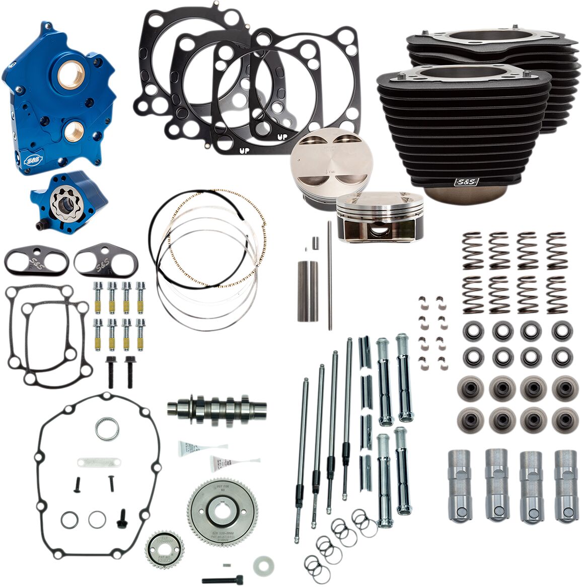 S&S Cycle Power Pk Gr M8 Blk Oil ENGINE PERFORMANCE KITS S&S Cycle