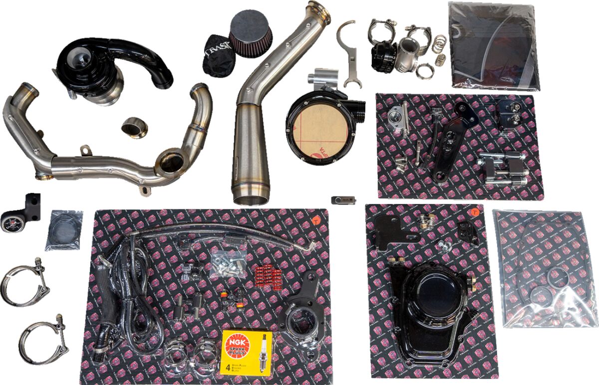 Trask Turbo Tornado M8 Blk/Ss Trask Performance