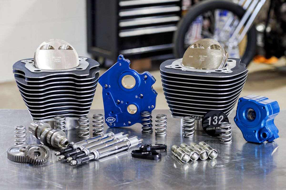 S&S Cycle Power Pk 132 Gear Wc M8 ENGINE PERFORMANCE KITS S&S Cycle