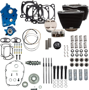 S&S Cycle Power Pk 129 Gear Oc M8 ENGINE PERFORMANCE KITS S&S Cycle