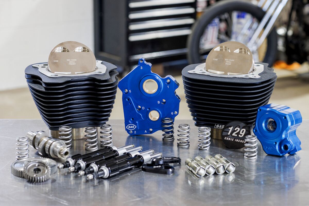 S&S Cycle Power Pk 129 Gear Oc M8 ENGINE PERFORMANCE KITS S&S Cycle