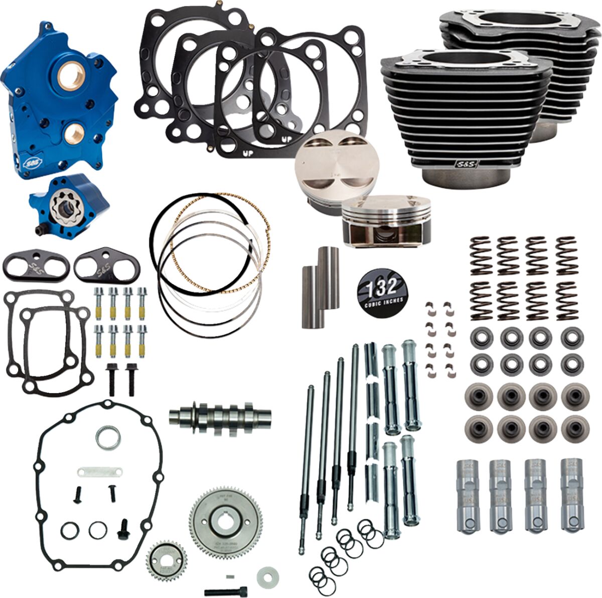 S&S Cycle Powerpak Oilcool 4.320 Bore 4 1 ENGINE PERFORMANCE KITS S&S Cycle