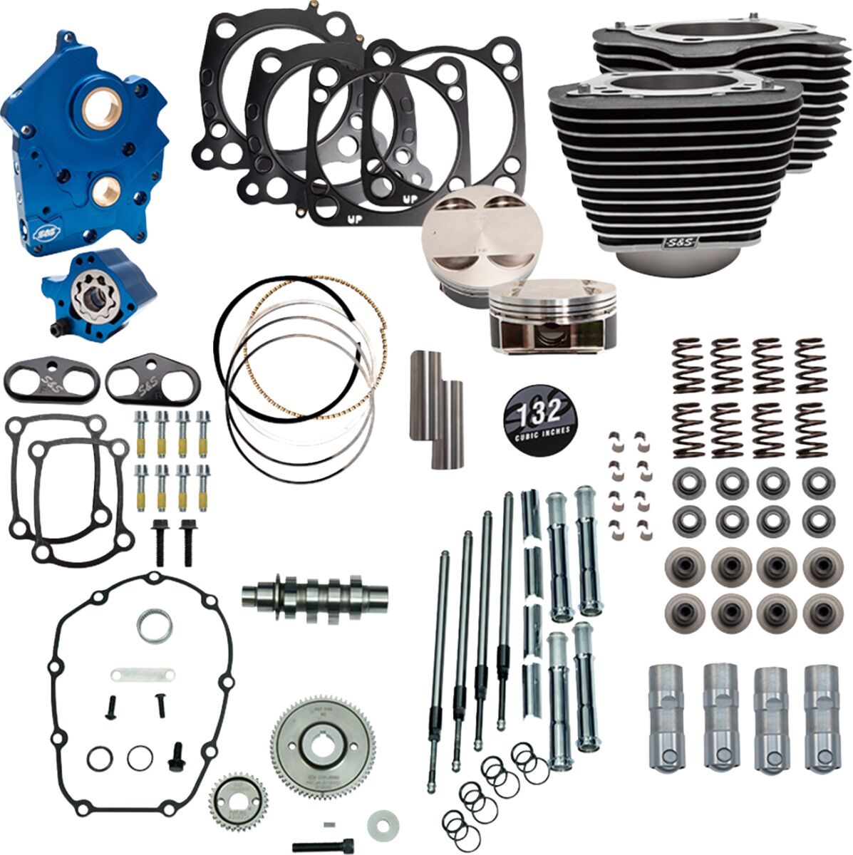 S&S Cycle Powerpak Oilcool 4.320 Bore 4 1 ENGINE PERFORMANCE KITS S&S Cycle