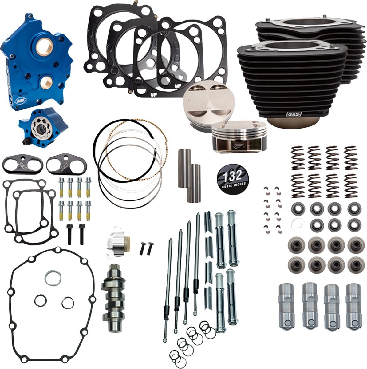 S&S Cycle Powerpak Oilcool 4.320 Bore 4 1 ENGINE PERFORMANCE KITS S&S Cycle