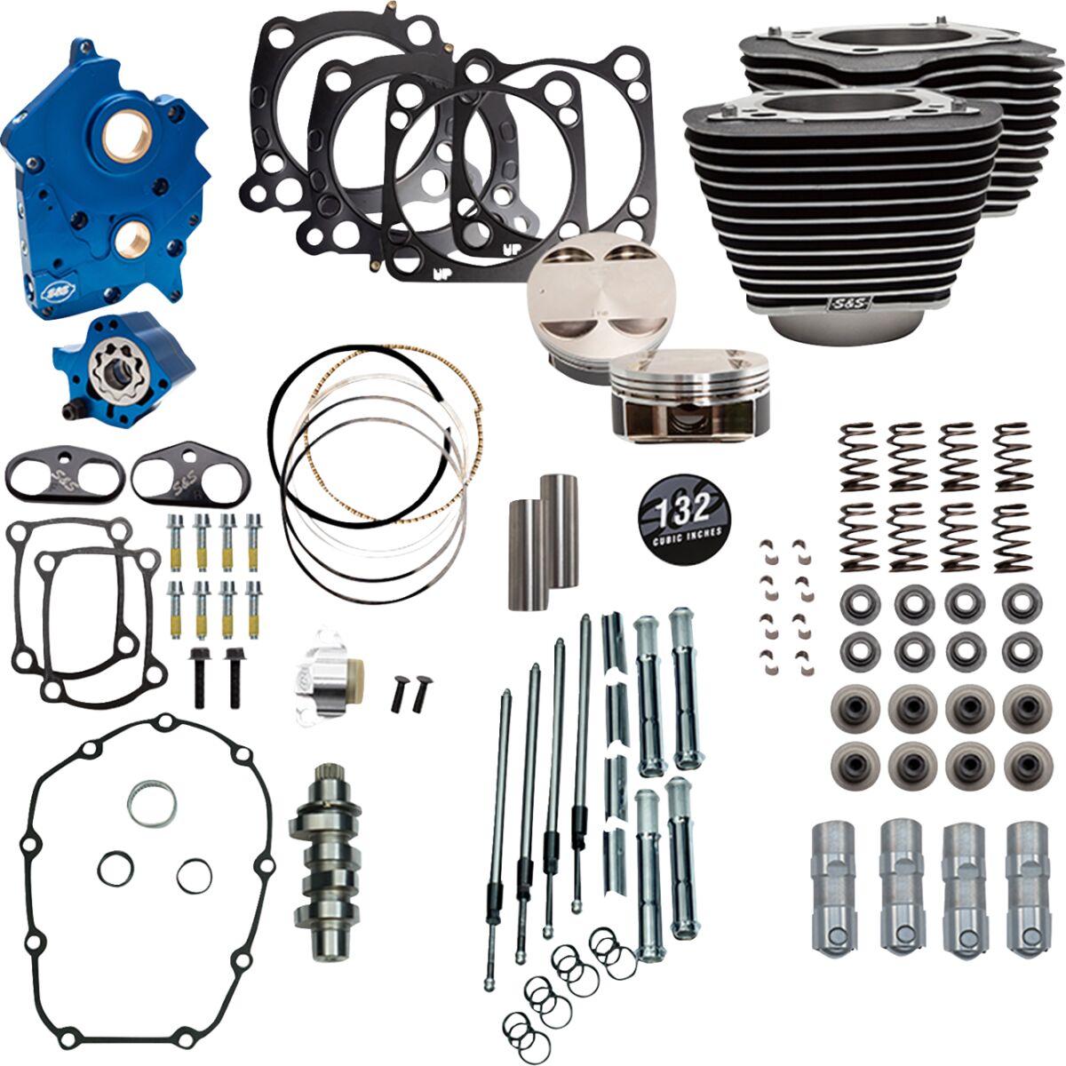 S&S Cycle Powerpak Oilcool 4.320 Bore 4 1 ENGINE PERFORMANCE KITS S&S Cycle