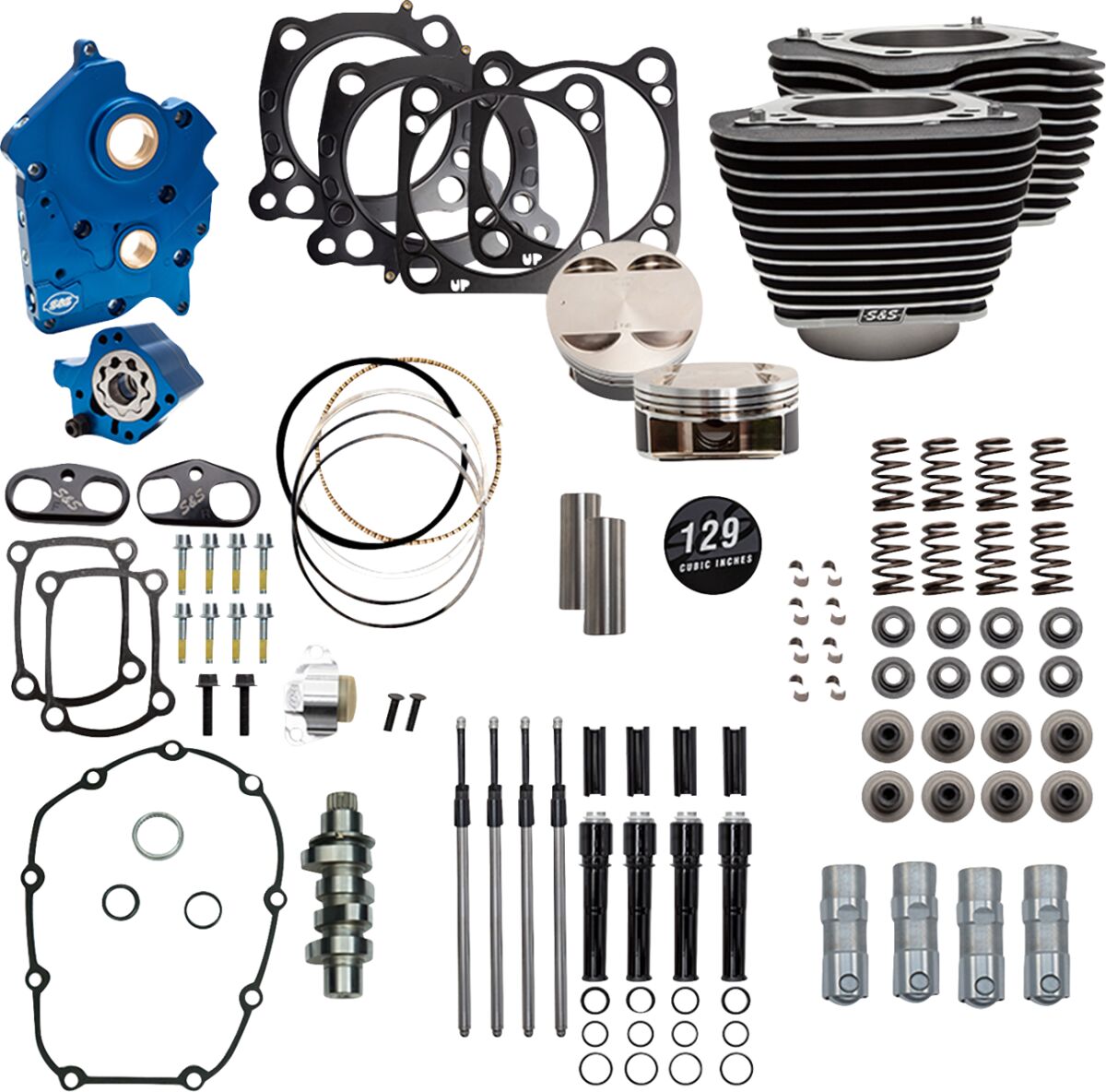S&S Cycle Powerpak Oilcool 4.320 Bore 4 3 ENGINE PERFORMANCE KITS S&S Cycle