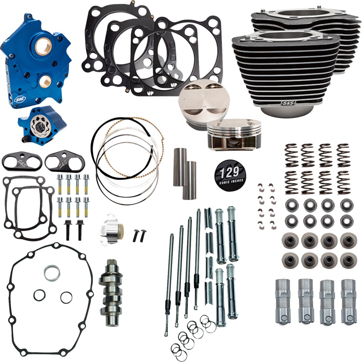 S&S Cycle Powerpak Oilcool 4.320 Bore 4 3 ENGINE PERFORMANCE KITS S&S Cycle