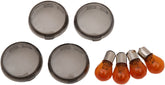 Drag Specialties Turn Signal Lens Bullet Smoke Turn Signals Drag Specialties