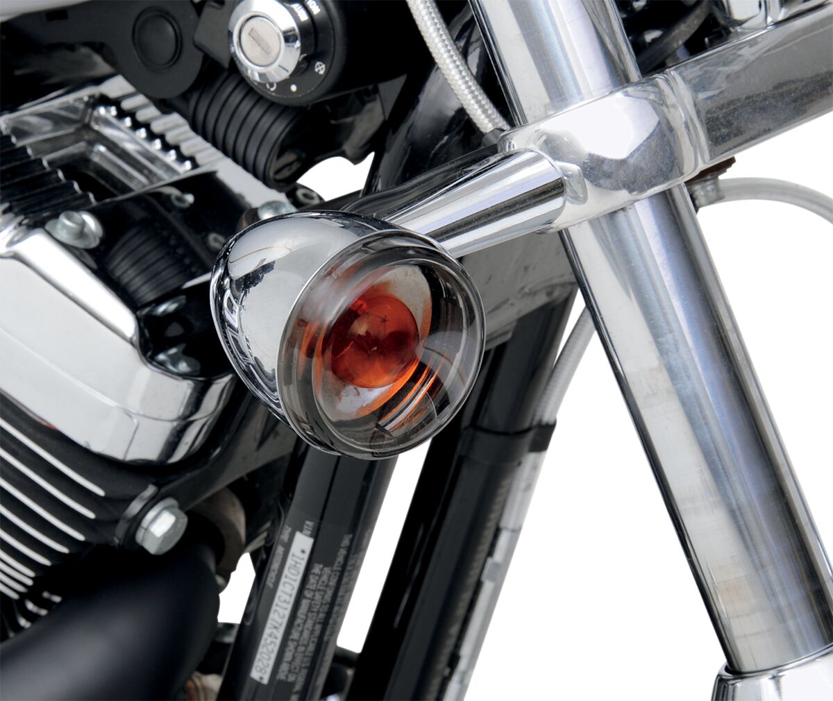 Drag Specialties Turn Signal Lens Bullet Smoke Turn Signals Drag Specialties