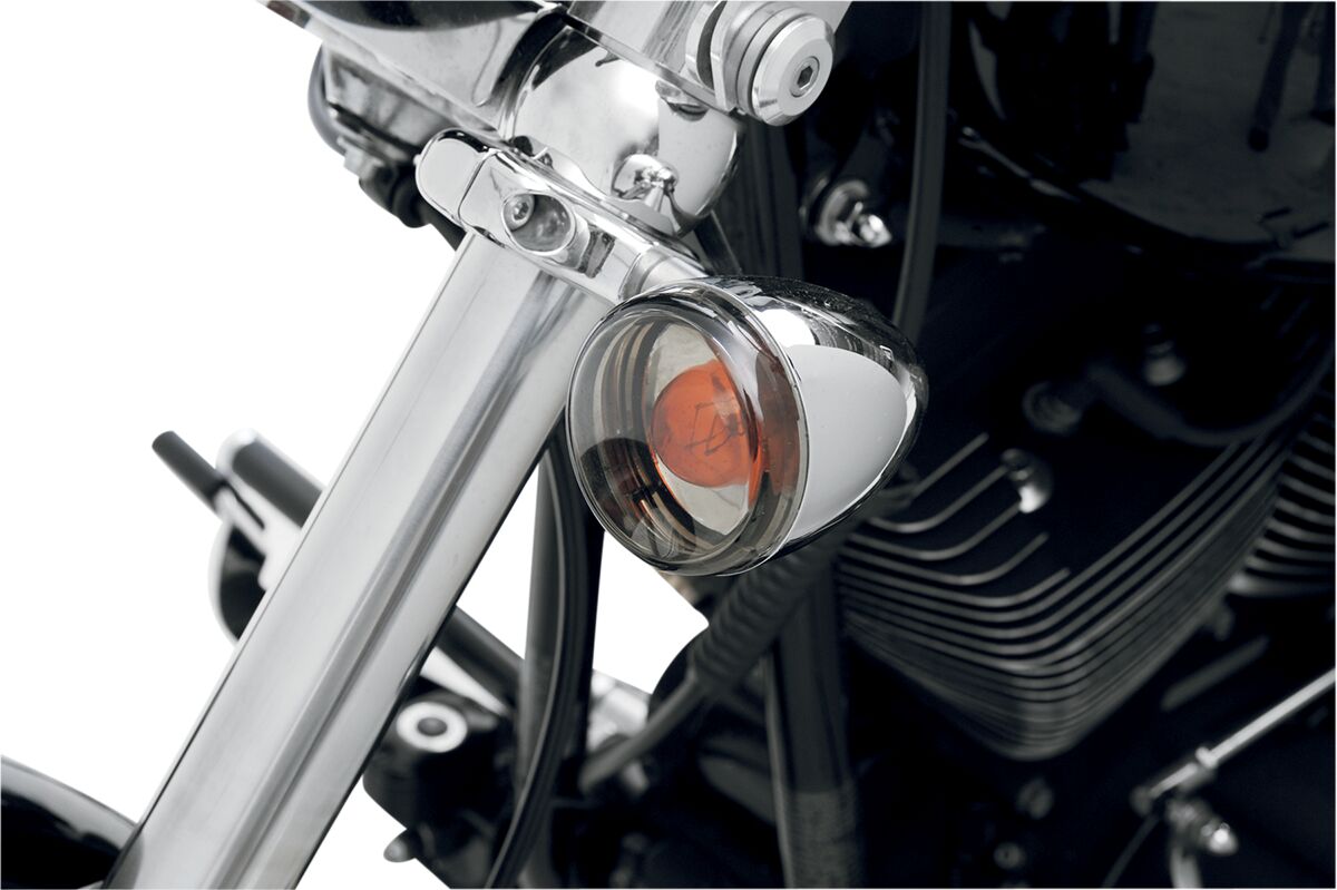 Drag Specialties Turn Signal Lens Bullet Smoke Turn Signals Drag Specialties