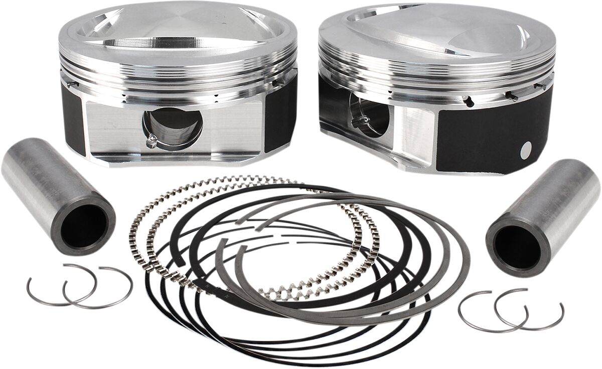 S&S Cycle Pistons +.010 110"10.6:1 Piston & Ring Kits S&S Cycle