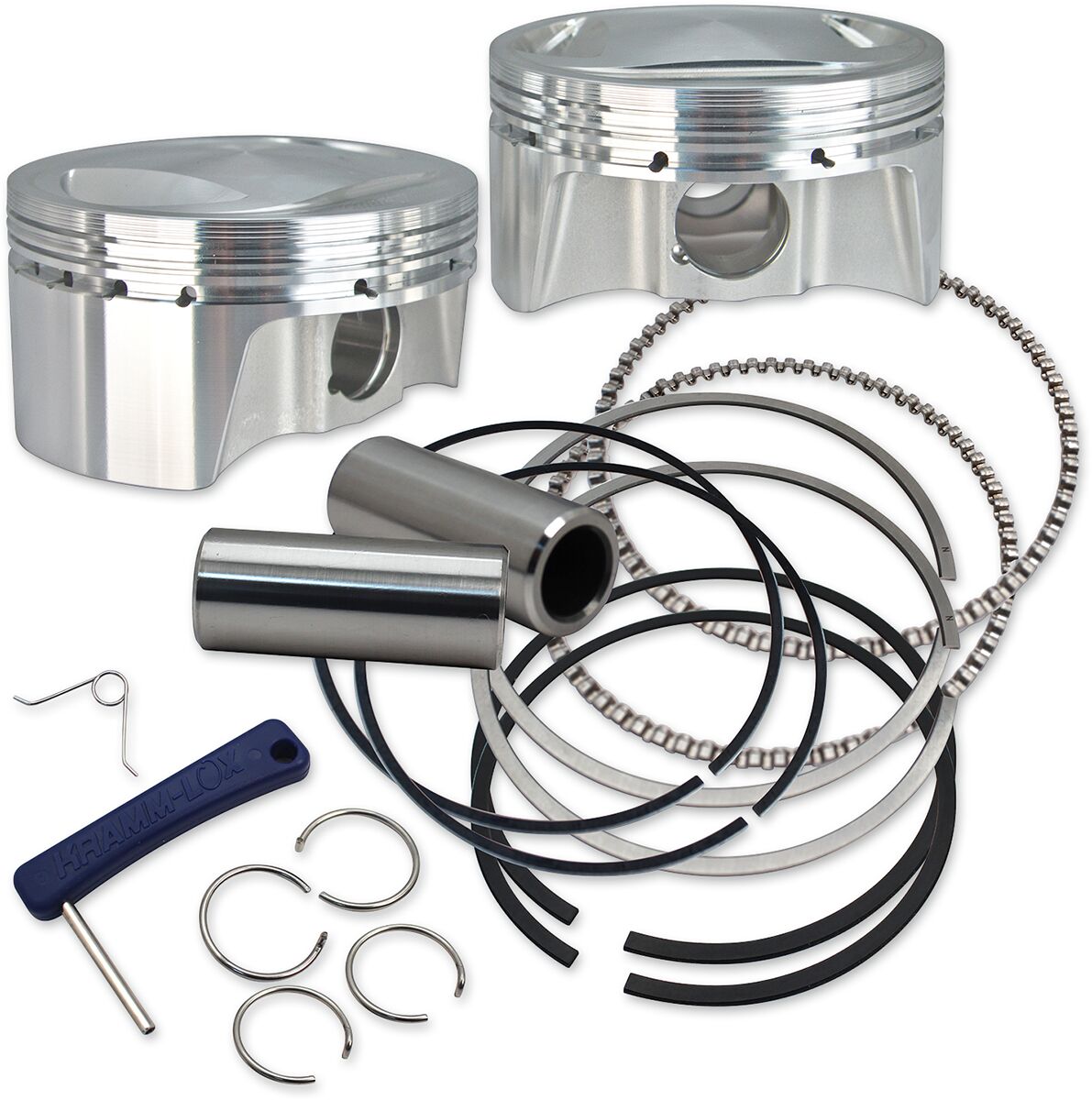 S&S Cycle 98" Big Bore Forged Pistons 3.937" Standard Bore Piston & Ring Kits S&S Cycle