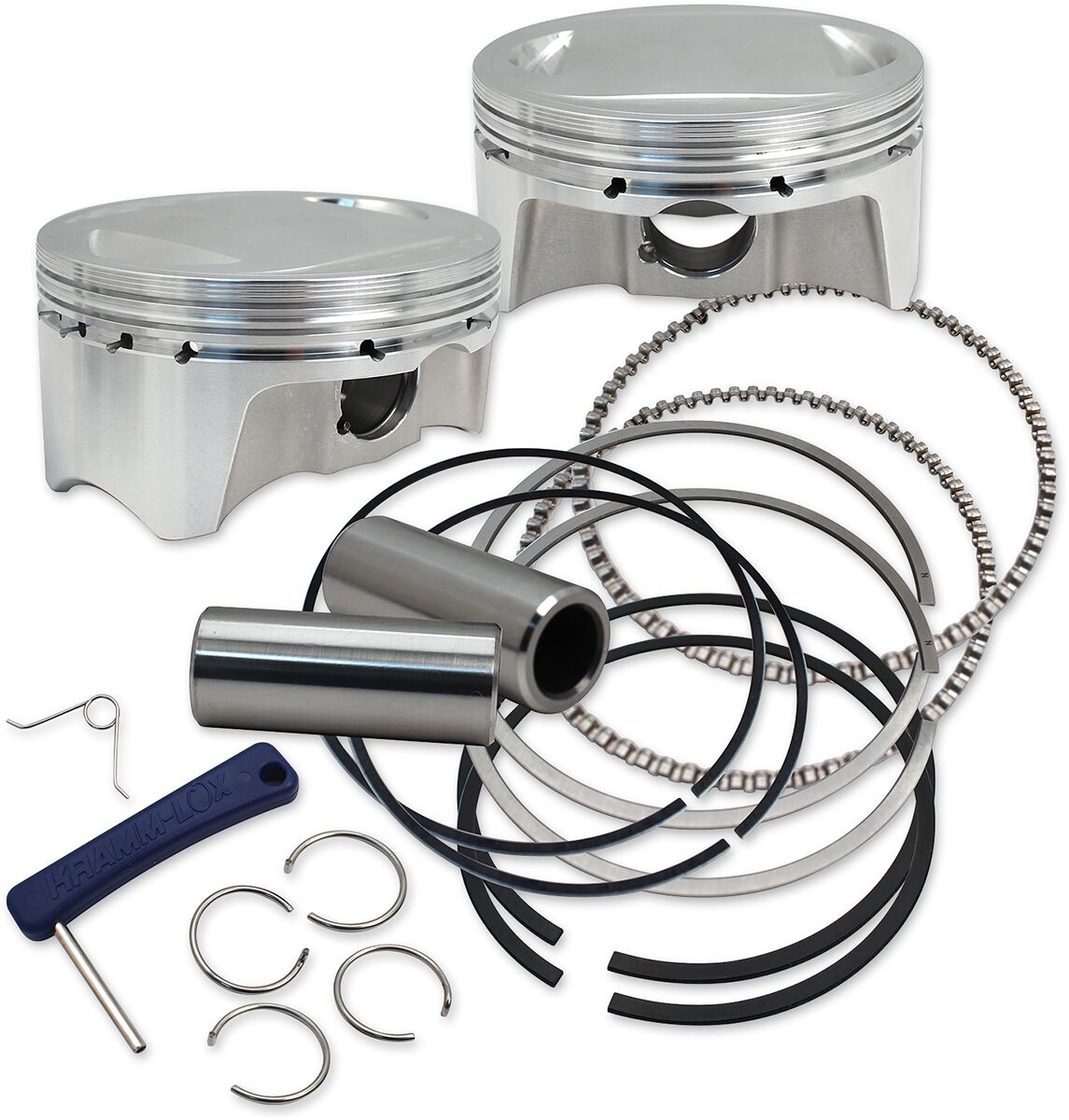 S&S Cycle 107" Big Bore Forged Pistons 3.937" Standard Bore Piston & Ring Kits S&S Cycle