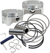 S&S Cycle 107" Big Bore Forged Pistons 3.937" Standard Bore Piston & Ring Kits S&S Cycle