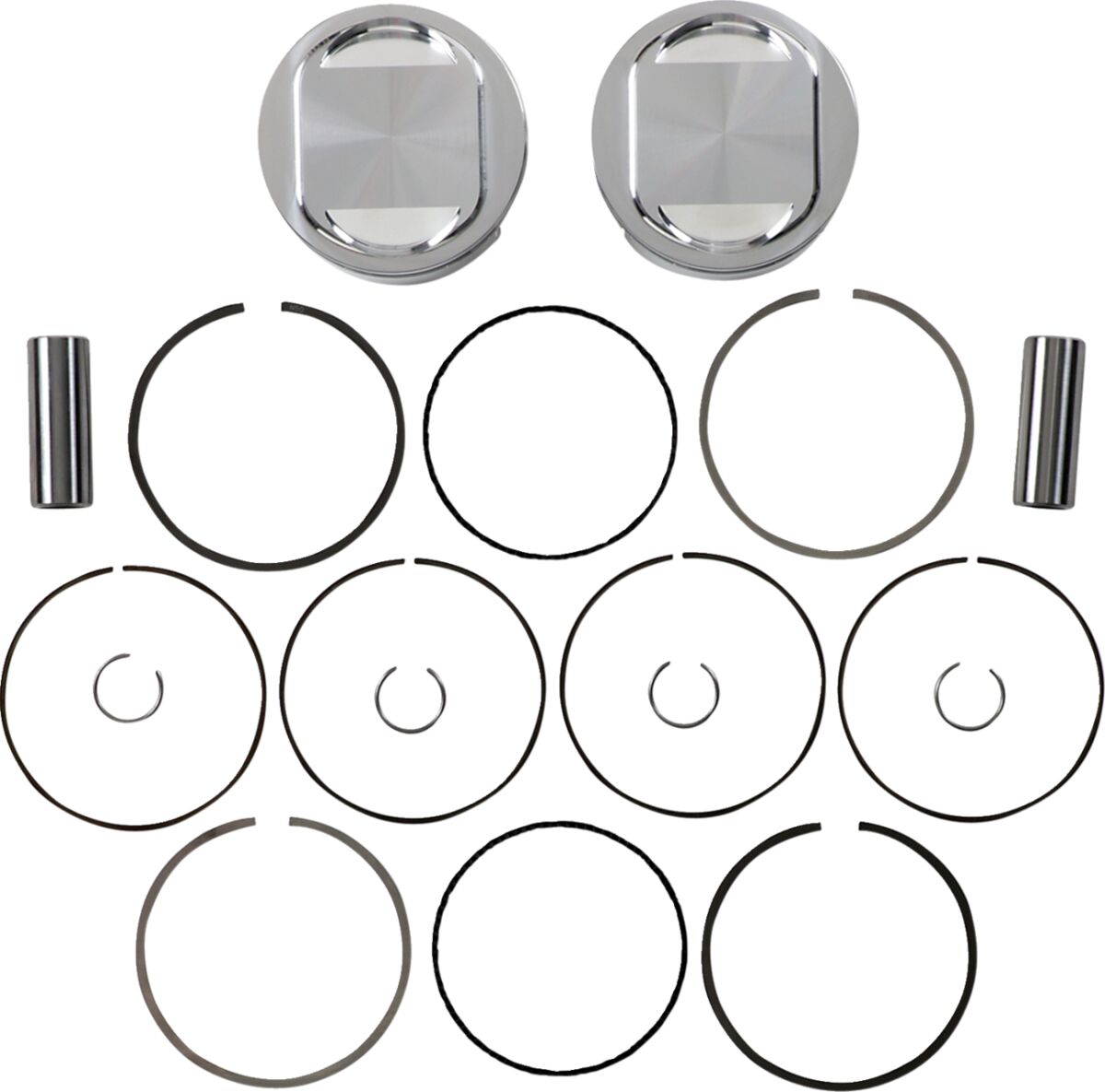 Je Pistons Pstn Kt Hd Twncm 107" 07+ Piston & Ring Kits Je Pistons