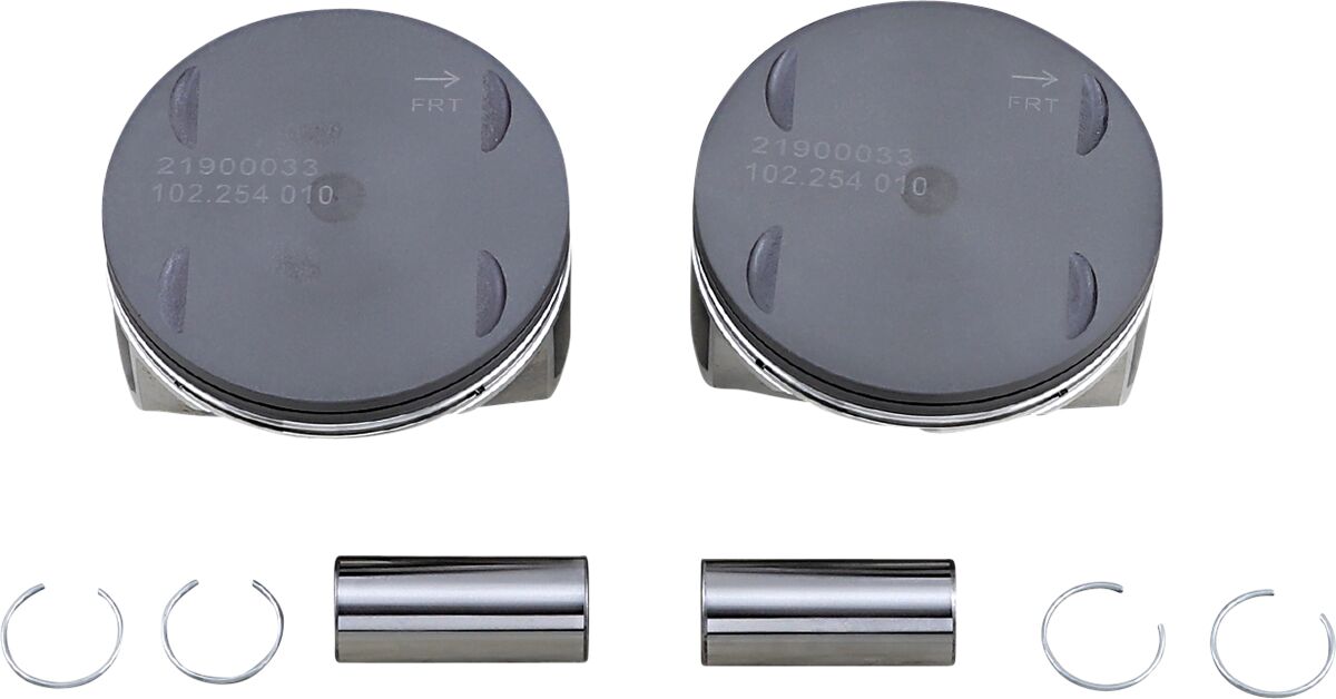 Drag Specialties Pistons 114".010 M8 Pistons Only Drag Specialties
