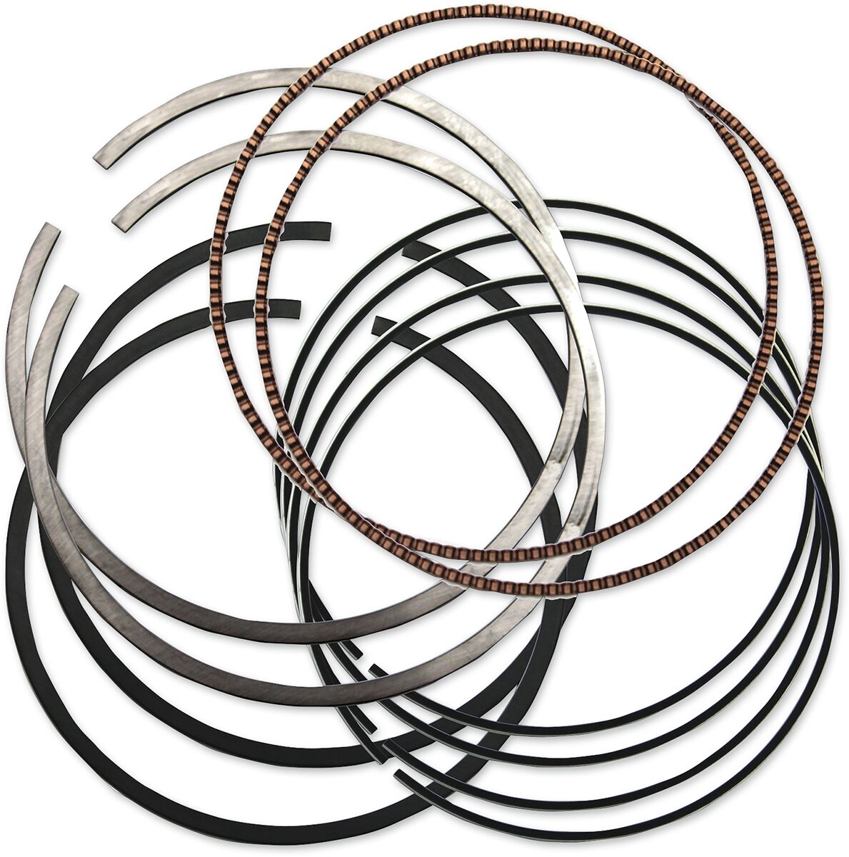 S&S Cycle Piston Rings Chromoly Faced Standard Rings Only S&S Cycle