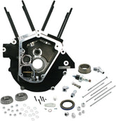 S&S Cycle Crankcase Super Stock Alternator Wrinkle Black Crankcases S&S Cycle