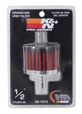 K & N 1/2 Vent 2 D 1 1/2 H Steel CRANKCASES + PARTS K&N