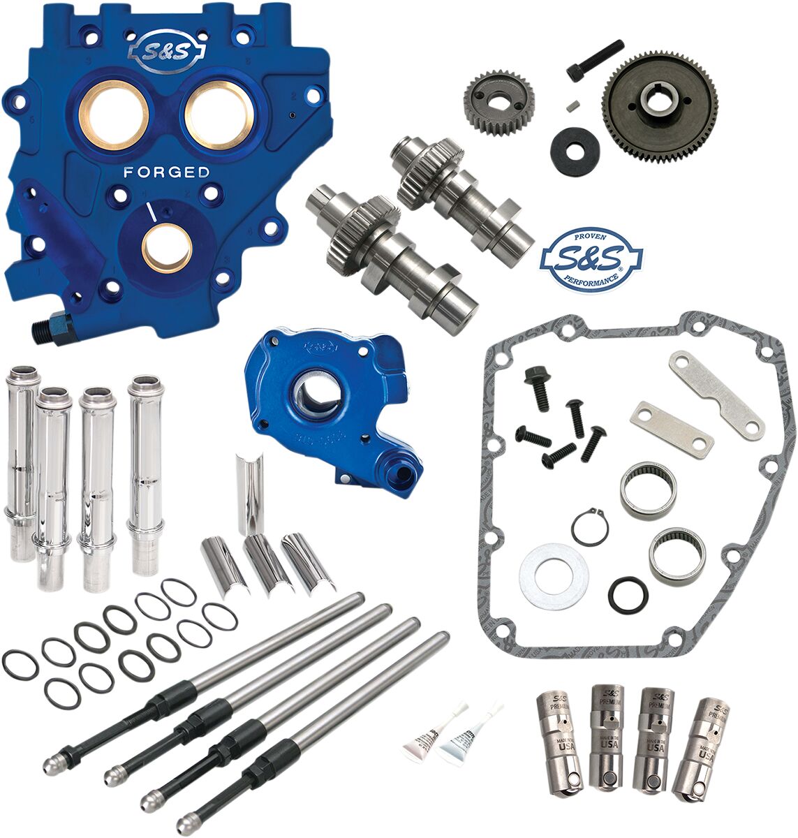 S&S Cycle Gear Drive Cam 510 G Chest Kit W/Plate Standard Cam Chest S&S Cycle