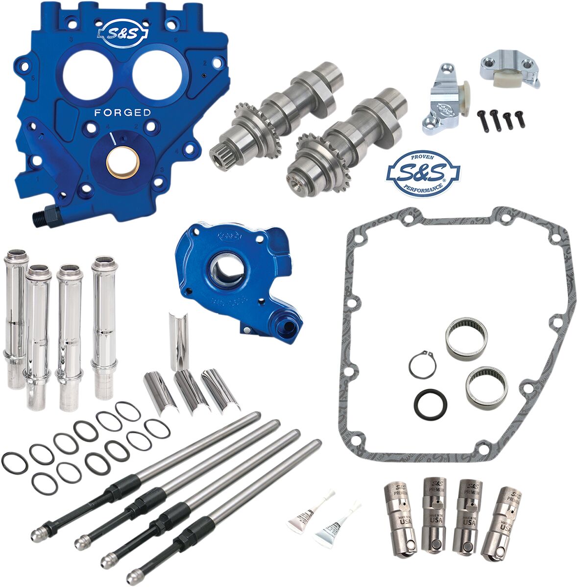 S&S Cycle Chain Drive Cam 585 C Chest Kit W/Plate Standard Cams & Parts S&S Cycle