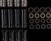 Arlen Ness 10-Gauge® Pushrod Tube Covers, Titanium - Milwaukee 8 Pushrods & Parts Arlen Ness