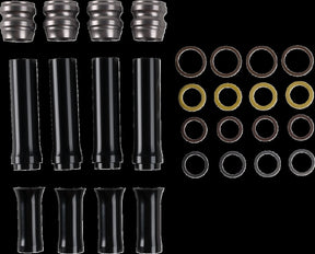 Arlen Ness 10-Gauge® Pushrod Tube Covers, Titanium - Milwaukee 8 Pushrods & Parts Arlen Ness