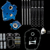 S&S Cycle Cam Chest Kt W/O Cams Chain Drive Oil Cooled Blk Pr M8 17 23 Cams & Parts S&S Cycle