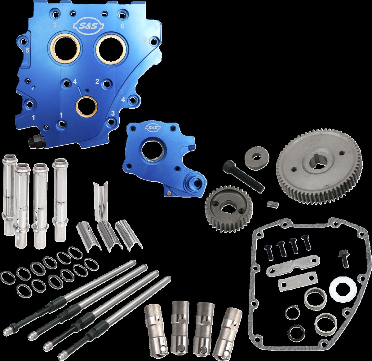 S&S Cycle Cam Chest Kit W/O Cams Gear Drive Wtr Cooled Chr Pr Tc 07 16 Cams & Parts S&S Cycle