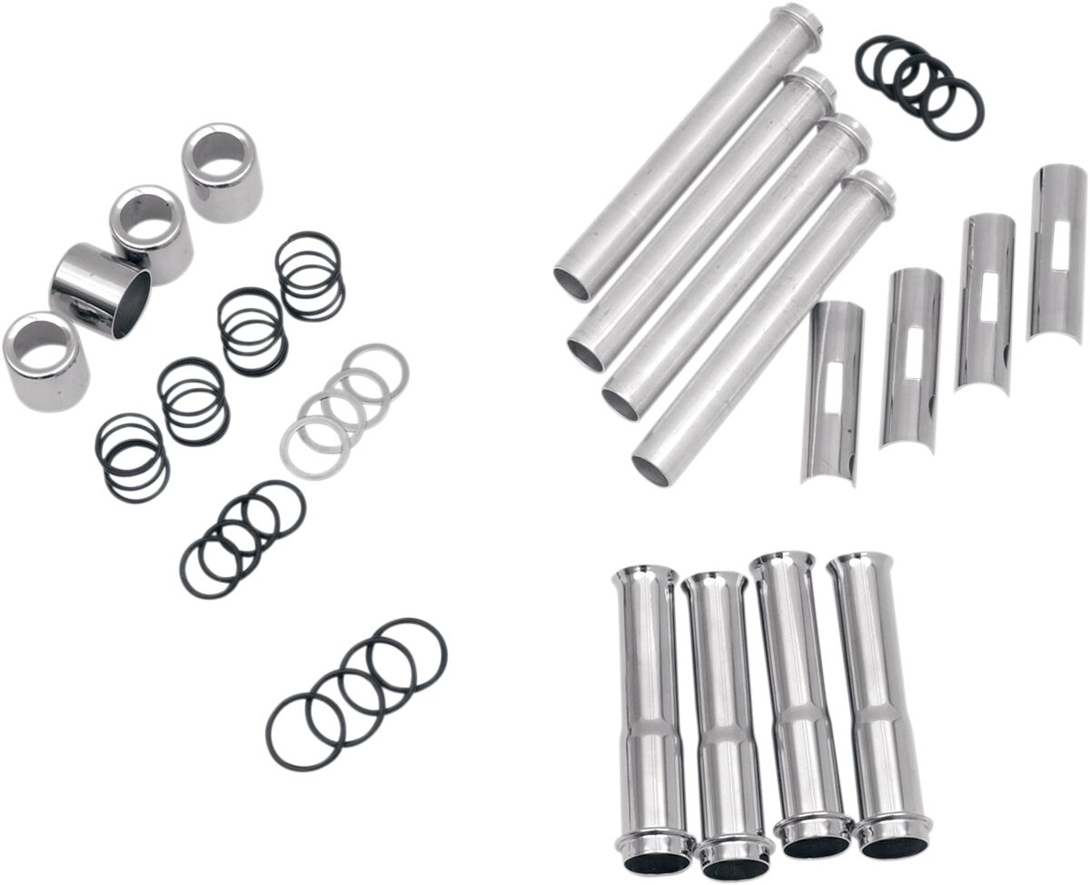 Drag Specialties Pushrod Tube Kit Chrome Pushrods & Parts Drag Specialties